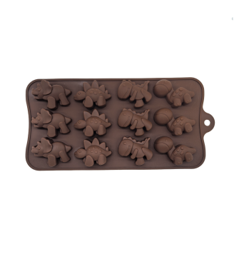 Dinosaur Shaped Silicone Molds For Chocolate,Food Grade No-stick Baking,Candy and Butter Mold With Different Shape