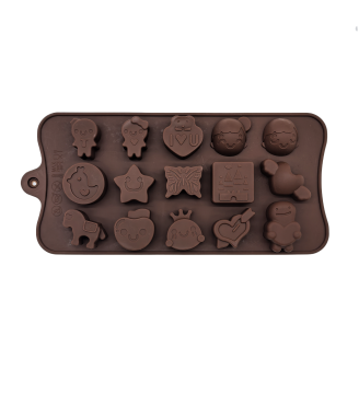 Silicone Molds For Chocolate,Food Grade No-stick Baking,Candy and Butter Mold With Different Shape