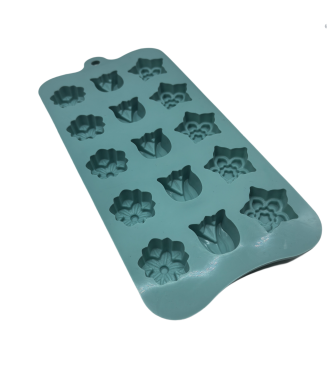 Flower Shaped Silicone Molds For Chocolate,Food Grade No-stick Baking,Candy and Butter Mold With Different Shape