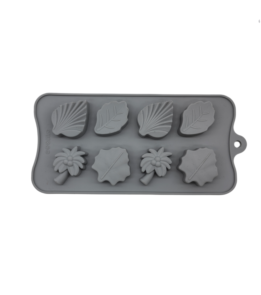 Leaf Shaped Silicone Molds For Chocolate,Food Grade No-stick Baking,Candy and Butter Mold With Different Shape
