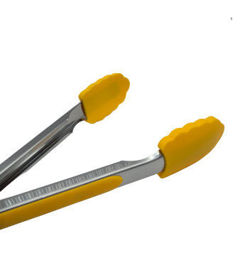 Cooking Kitchen Tongs With Silicone Tips,Stainless Steel Tongs For Cooking