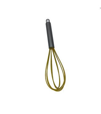 Yellow Stainless Steel Whisk