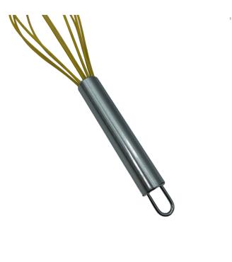 Yellow Stainless Steel Whisk