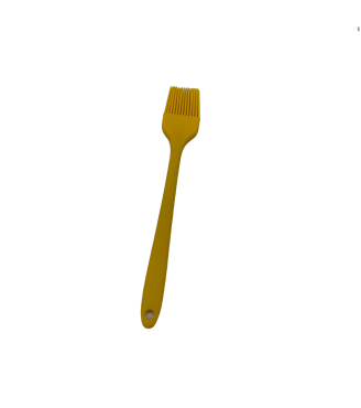 Yellow Silicone Basting Pastry Brush For Baking Cooking