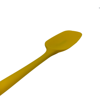 Yellow Silicone Spoon Spatula,Large Size