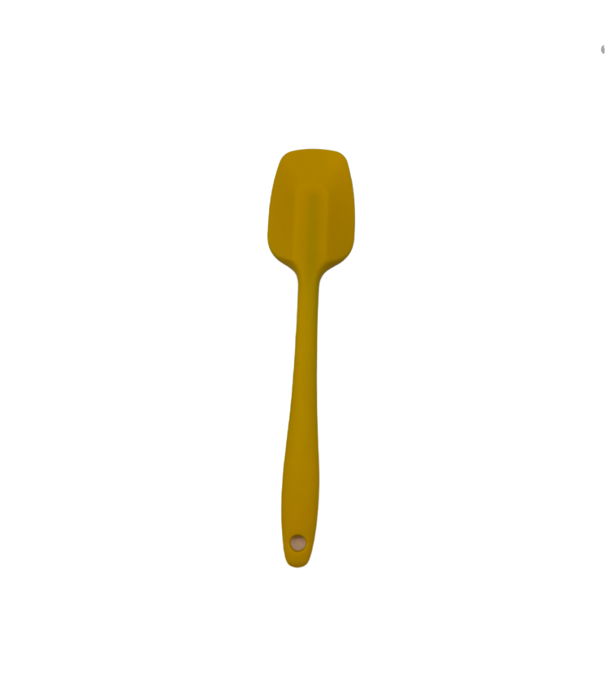 Yellow Silicone Spoon Spatula,Small Size