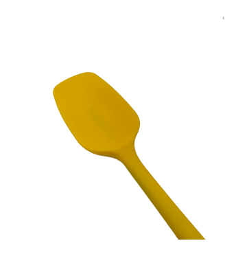 Yellow Silicone Spoon Spatula,Small Size